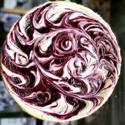 Swirled Berry Cheesecake