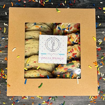 Gourmet Sprinkle Cookies- 1 Dozen