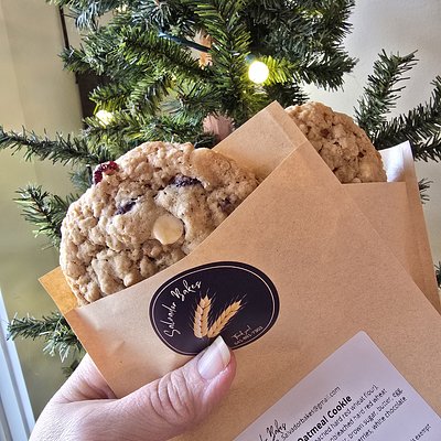 Dozen Cran-White Oatmeal Sourdough Cookies