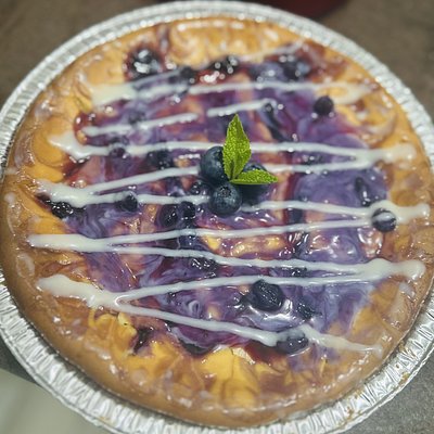 White Chocolate Blueberry Cheesecake!!