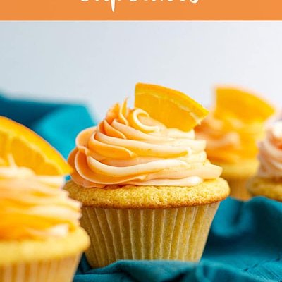 Orange Creamsicle Cupcakes