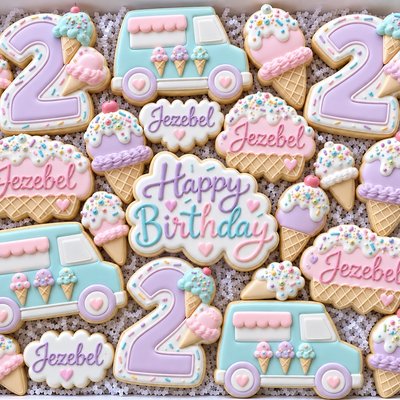 Ice Cream Party Set Sugar Cookie