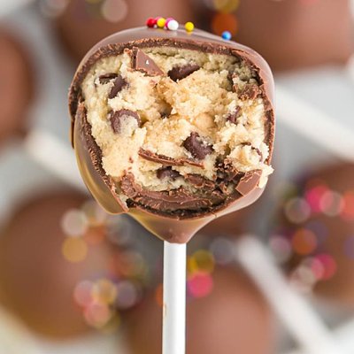 Cookie Dough Cake Pops