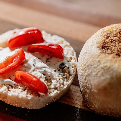 4 Pack Sourdough Whole Wheat English Muffins 