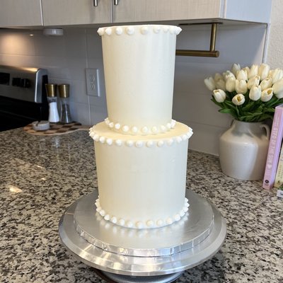 Mini Two Tier ~ serves up to 22