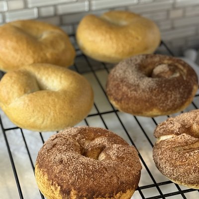 Cinnamon Sugar Bagels