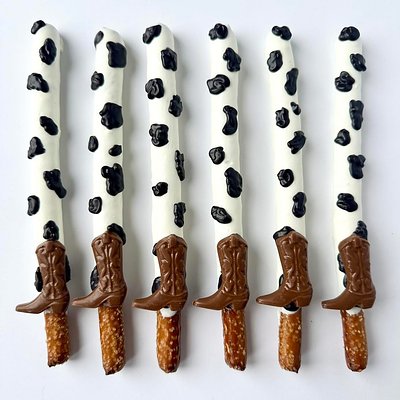 Custom Chocolate Covered Pretzel Rods