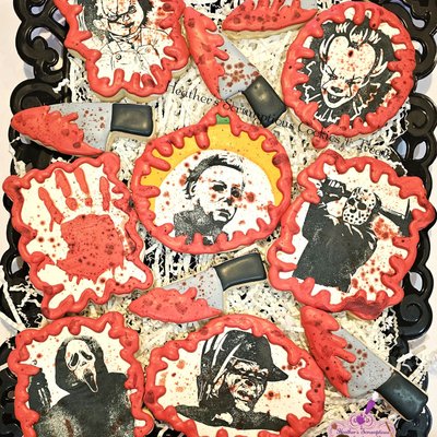 Horror Character Sugar Cookies