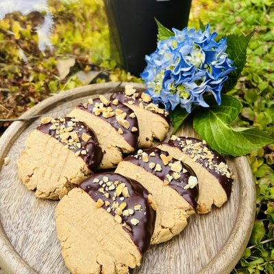 Peanut Butter Cookies GF, SF, DF