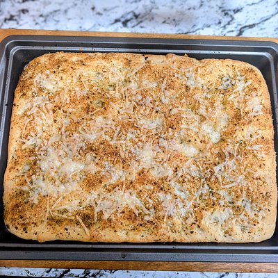Garlic Parmesan Focaccia Bread 