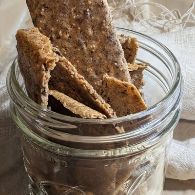 Foraged Wild Seed Crackers 