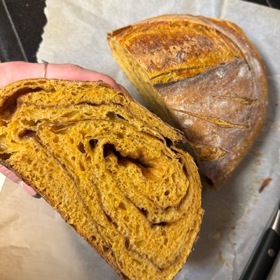 Pumpkin Swirl Loaf
