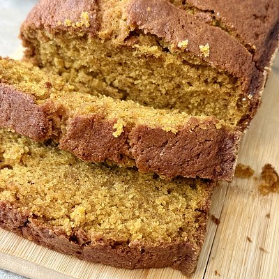 Pumpkin Bread Loaf With Chocolate Chips