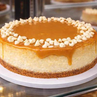 White Chocolate Caramel Cheesecake 
