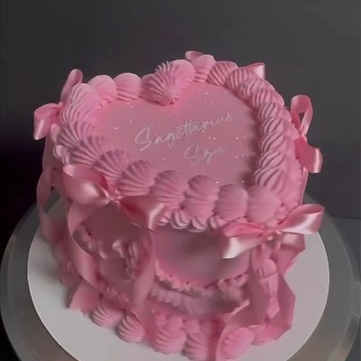 6 Inch Heart Cake