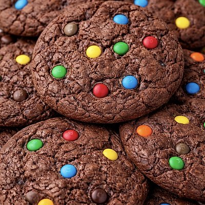 Loaded Chocolate M&M Cookie