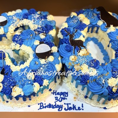 Number Cake Double Digit (24 Servings) 
