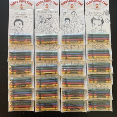 Custom Coloring Packs With Crayons