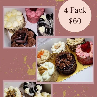 4 Pack Cake Samples