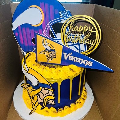 Sports Theme Buttercream Cake 