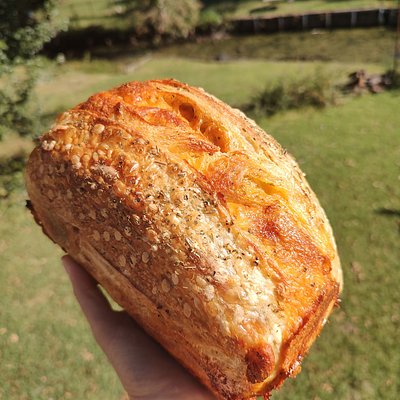 Italian Herb And Cheese Sourdough Loaf 