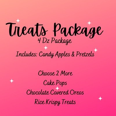 Treats Package - 4 Dz