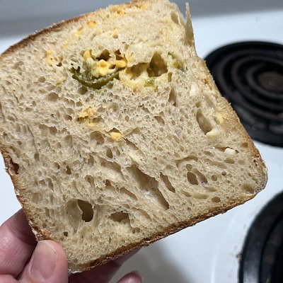 Cheddar Jalapeño Sourdough