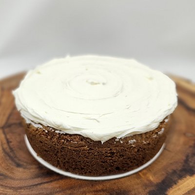 Bento Cake 4" Single Layer Cake Serves 1-2, NO DECORATION (VANILLA/CHOCOLATE ONLY - EXTRACTS CAN BE ADDED)