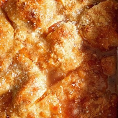 Peach Cobbler Tray