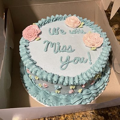 8-inch Cake (Serves 12-14)