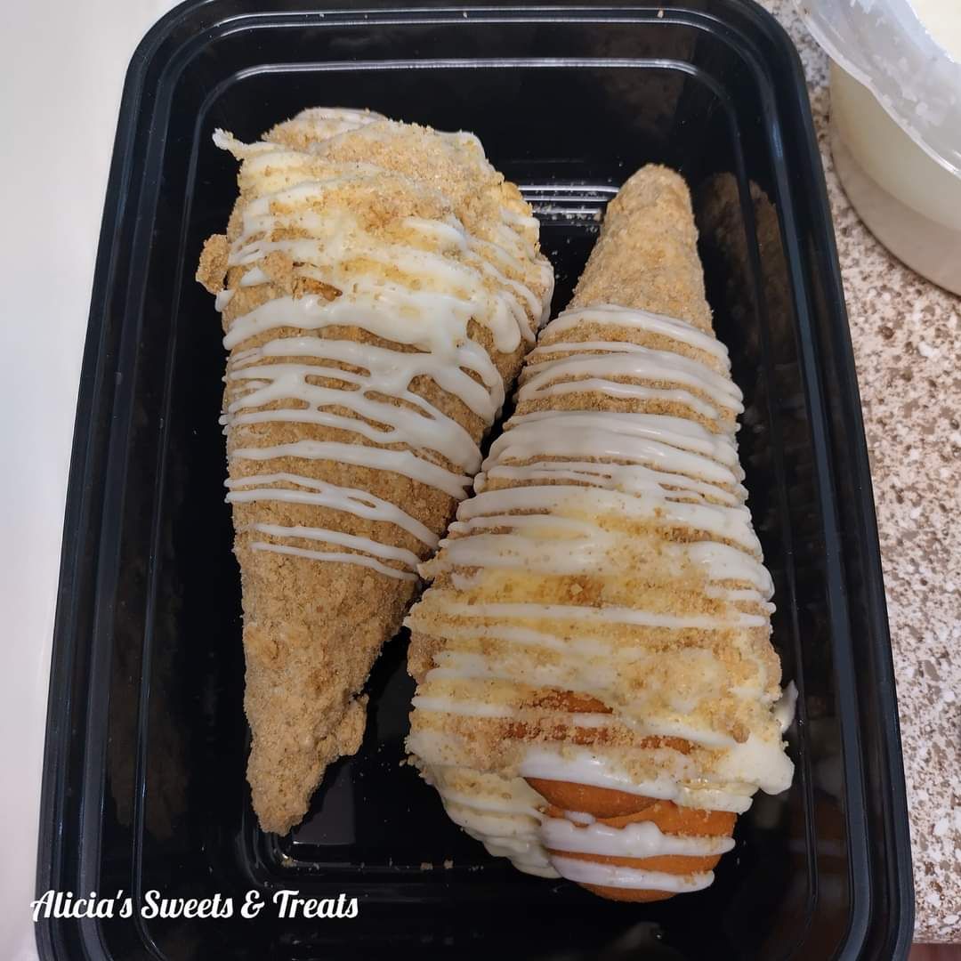 Banana Pudding Stuffed Waffle Cones 