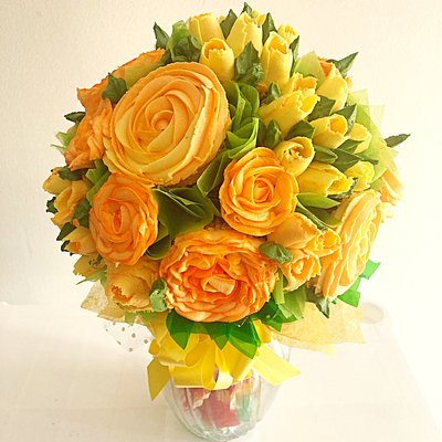 Autumn Sweet (vase Cupcake Bouquet )