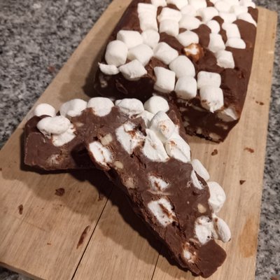 Rocky Road Fudge