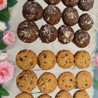 Double Chocolate Chip Cookies Made With Cocoa
