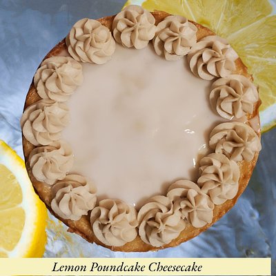 Lemon Pound Cake Cheesecake 
