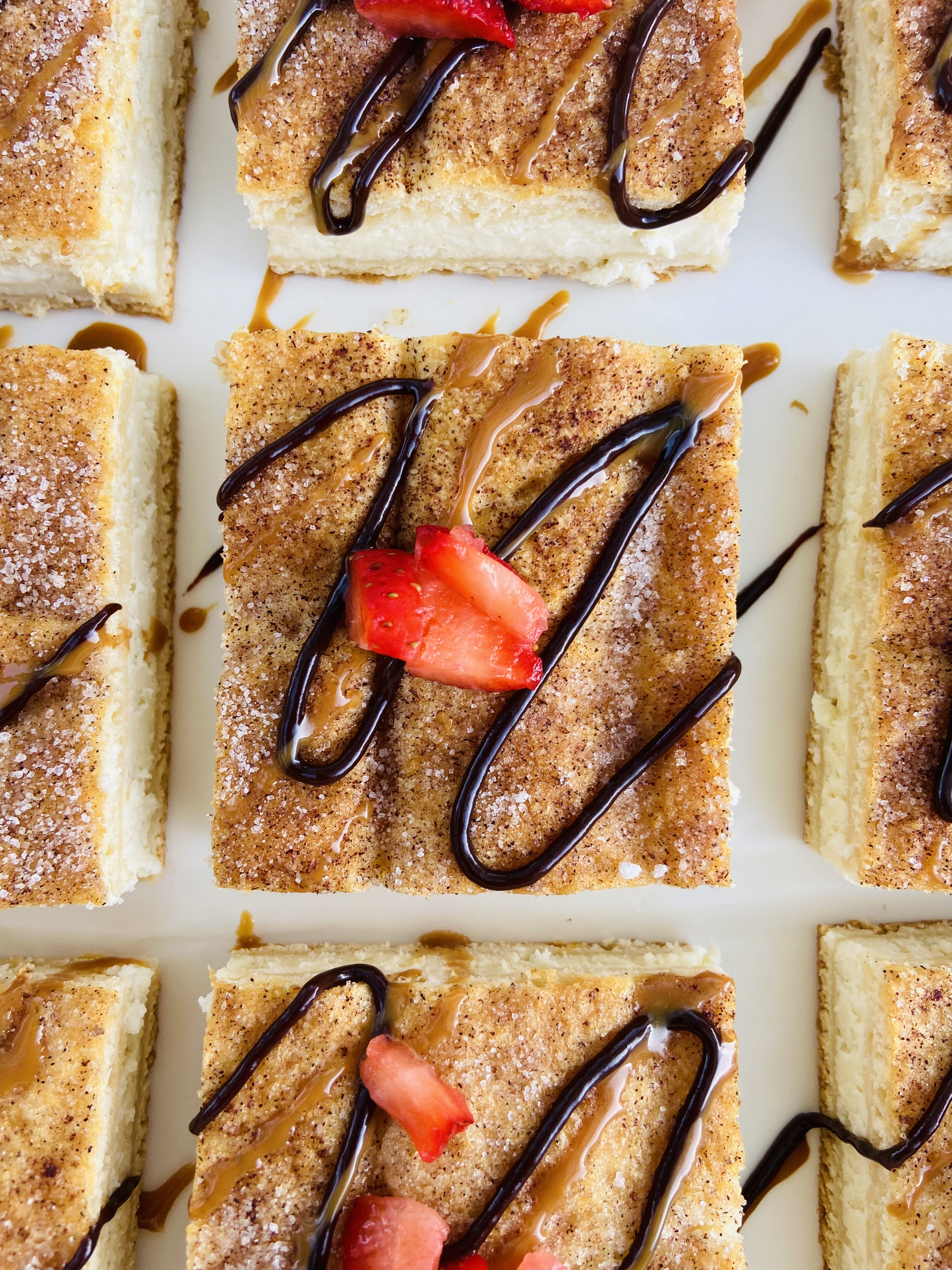 Churro Cheesecake Slices