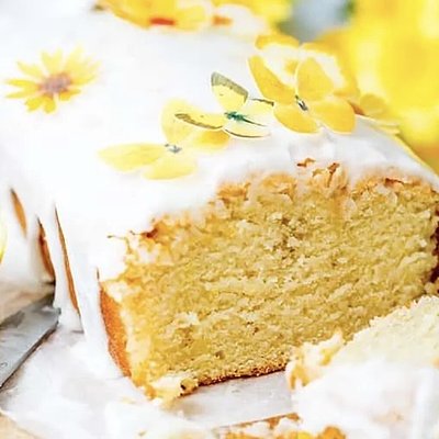 Plant Based Lemon Drizzle Cake