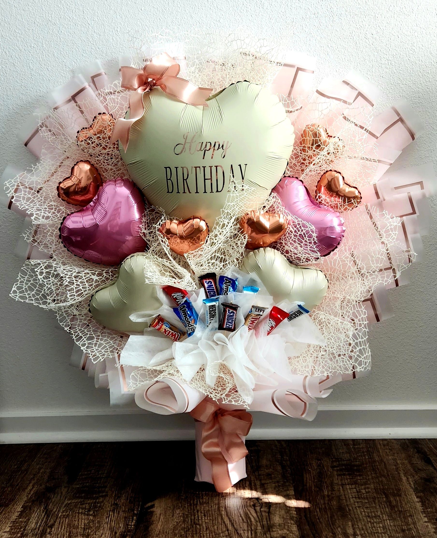 The "Pink Petal & Rose Gold" Luxe Bouquet