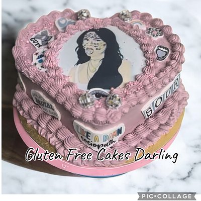 10 Inch Heart Shaped Cake 
