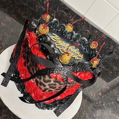 Custom Heart Cake