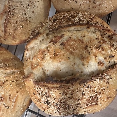 Sourdough Everything Bagel