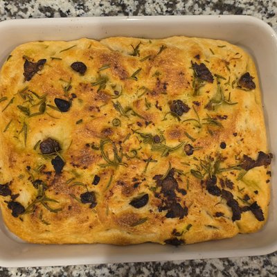 Roasted Garlic Rosemary Focaccia