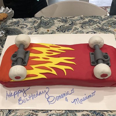 Skate Board Cake
