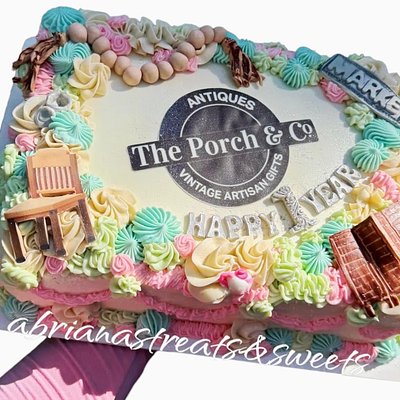1/4 Sheet Cake (20-24 Servings)
