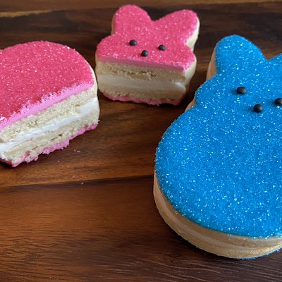 Marshmallow Bunny Sandwich Cookie