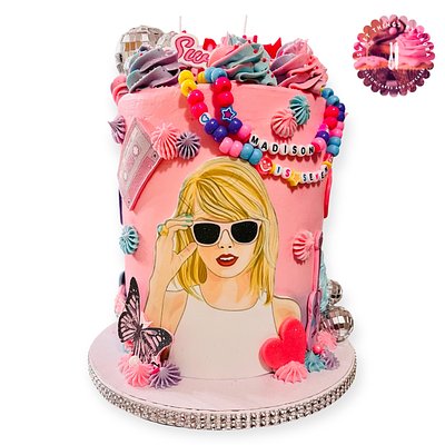 Custom Single Tiered Cakes and Double Barrel Cakes