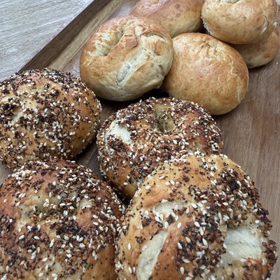 Sourdough Bagels