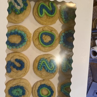 Sugar Cookie With custom Icing