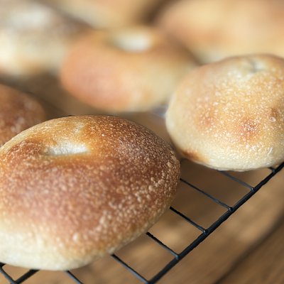 Plain Sourdough Bagel (single)