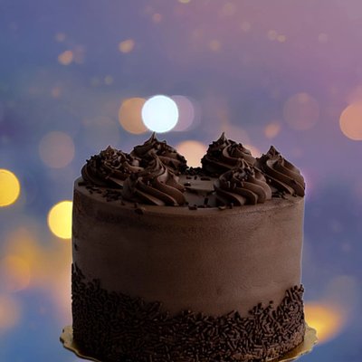 6 Inch 3 Layer Classic Chocolate Cake